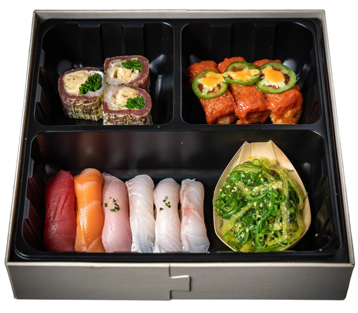 Roasted Shrimp Bento