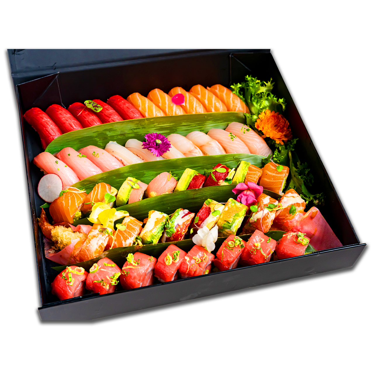 Sushi Nigiri & Classic Rolls Platter - $115